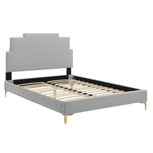 Load image into Gallery viewer, Lindsey Performance Velvet Twin Platform Bed by Modway
