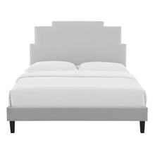 Load image into Gallery viewer, Lindsey Performance Velvet Twin Platform Bed
