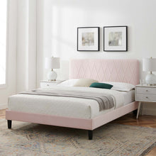Load image into Gallery viewer, Phillipa Performance Velvet Full Platform Bed
