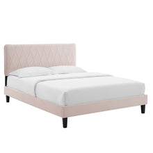 Load image into Gallery viewer, Phillipa Performance Velvet Full Platform Bed
