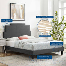 Load image into Gallery viewer, Augustine Tufted Performance Velvet King/California King Headboard
