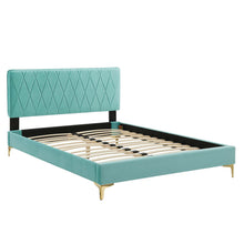 Load image into Gallery viewer, Phillipa Performance Velvet King Platform Bed by Modway
