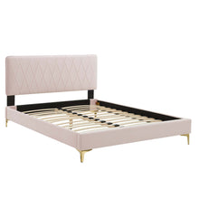 Load image into Gallery viewer, Phillipa Performance Velvet King Platform Bed by Modway
