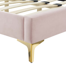 Load image into Gallery viewer, Phillipa Performance Velvet King Platform Bed by Modway
