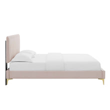 Load image into Gallery viewer, Phillipa Performance Velvet King Platform Bed by Modway
