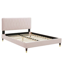 Load image into Gallery viewer, Phillipa Performance Velvet King Platform Bed by Modway
