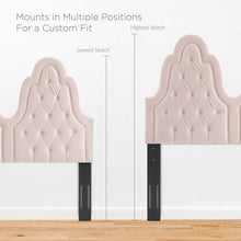 Load image into Gallery viewer, Alexandria Tufted Performance Velvet Twin Platform Bed by Modway
