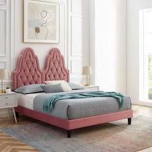 Load image into Gallery viewer, Alexandria Tufted Performance Velvet Twin Platform Bed by Modway
