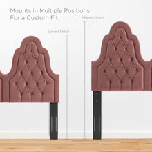 Load image into Gallery viewer, Alexandria Tufted Performance Velvet Twin Platform Bed by Modway
