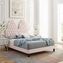 Load image into Gallery viewer, Alexandria Tufted Performance Velvet Twin Platform Bed by Modway
