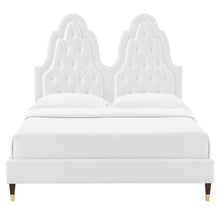 Load image into Gallery viewer, Alexandria Tufted Performance Velvet King Platform Bed by Modway
