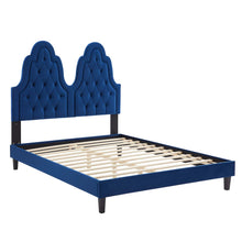 Load image into Gallery viewer, Alexandria Tufted Performance Velvet King Platform Bed by Modway
