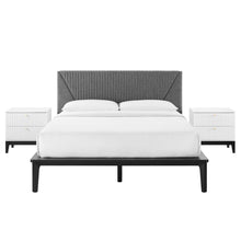 Load image into Gallery viewer, Dakota 3 Piece Upholstered Bedroom Set by Modway
