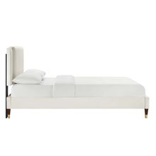 Load image into Gallery viewer, Zahra Channel Tufted Performance Velvet Twin Platform Bed by Modway
