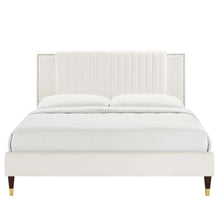 Load image into Gallery viewer, Zahra Channel Tufted Performance Velvet Twin Platform Bed by Modway
