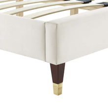 Load image into Gallery viewer, Yasmine Channel Tufted Performance Velvet Twin Pla
