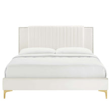 Load image into Gallery viewer, Zahra Channel Tufted Performance Velvet Full Platform Bed by Modway
