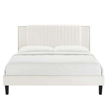 Load image into Gallery viewer, Zahra Channel Tufted Performance Velvet Full Platform Bed by Modway
