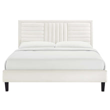 Load image into Gallery viewer, Sofia Channel Tufted Performance Velvet Full Platform Bed by Modway
