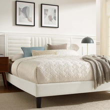 Load image into Gallery viewer, Sofia Channel Tufted Performance Velvet Full Platform Bed by Modway
