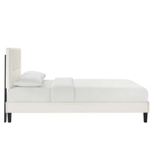 Load image into Gallery viewer, Yasmine Channel Tufted Performance Velvet Full Platform Bed by Modway
