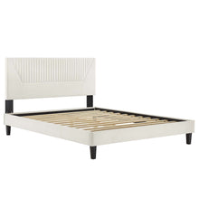 Load image into Gallery viewer, Yasmine Channel Tufted Performance Velvet Full Platform Bed by Modway
