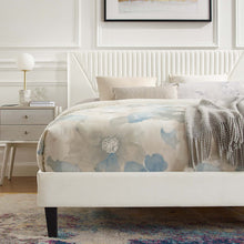 Load image into Gallery viewer, Yasmine Channel Tufted Performance Velvet Full Platform Bed by Modway
