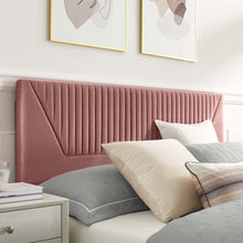 Load image into Gallery viewer, Yasmine Channel Tufted Performance Velvet King Platform Bed by Modway
