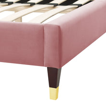 Load image into Gallery viewer, Aurora Performance Velvet King Bed by Modway

