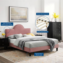 Load image into Gallery viewer, Soleil Performance Velvet Twin Bed by Modway
