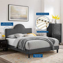 Load image into Gallery viewer, Soleil Performance Velvet King Bed
