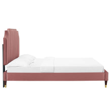 Load image into Gallery viewer, Colette Performance Velvet King Platform Bed by Modway

