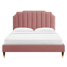 Load image into Gallery viewer, Colette Performance Velvet King Platform Bed by Modway
