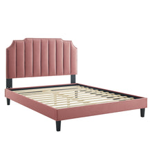 Load image into Gallery viewer, Colette Performance Velvet King Platform Bed by Modway

