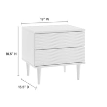Load image into Gallery viewer, Wavelet 2-Drawer Nightstand by Modway
