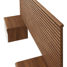 Load image into Gallery viewer, Render Wall Mount Twin Headboard and Modern Nightstands
