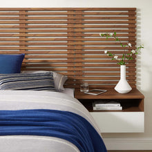 Load image into Gallery viewer, Render Wall Mount Twin Headboard and Modern Nightstands
