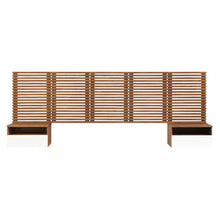 Load image into Gallery viewer, Render Wall Mount Queen Headboard and Modern Nightstands by Modway
