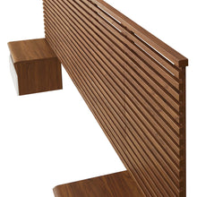 Load image into Gallery viewer, Render Wall Mount Queen Headboard and Modern Nightstands by Modway
