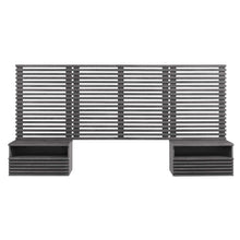 Load image into Gallery viewer, Render Wall Mount Twin Headboard and Modern Nightstands by Modway
