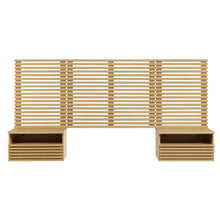 Load image into Gallery viewer, Render Wall Mount Twin Headboard and Modern Nightstands by Modway
