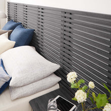 Load image into Gallery viewer, Render Wall Mount Queen Headboard and Modern Nightstands by Modway
