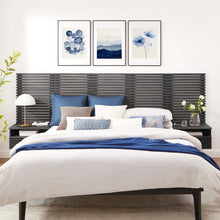 Load image into Gallery viewer, Render Wall Mount Queen Headboard and Modern Nightstands by Modway
