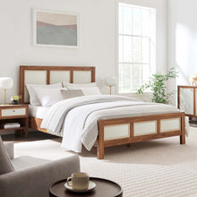 Load image into Gallery viewer, Capri Wood Grain Queen Platform Bed by Modway
