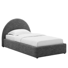 Load image into Gallery viewer, Resort Upholstered Fabric Arched Round Twin Platform Bed by Modway
