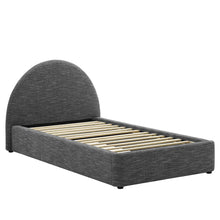 Load image into Gallery viewer, Resort Upholstered Fabric Arched Round Twin Platform Bed by Modway
