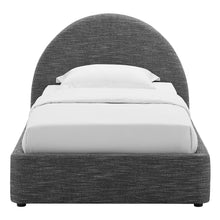 Load image into Gallery viewer, Resort Upholstered Fabric Arched Round Twin Platform Bed by Modway
