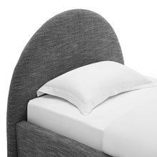 Load image into Gallery viewer, Resort Upholstered Fabric Arched Round Twin Platform Bed by Modway
