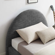 Load image into Gallery viewer, Resort Upholstered Fabric Arched Round Twin Platform Bed by Modway
