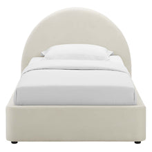 Load image into Gallery viewer, Resort Performance Velvet Arched Round Twin Platform Bed by Modway
